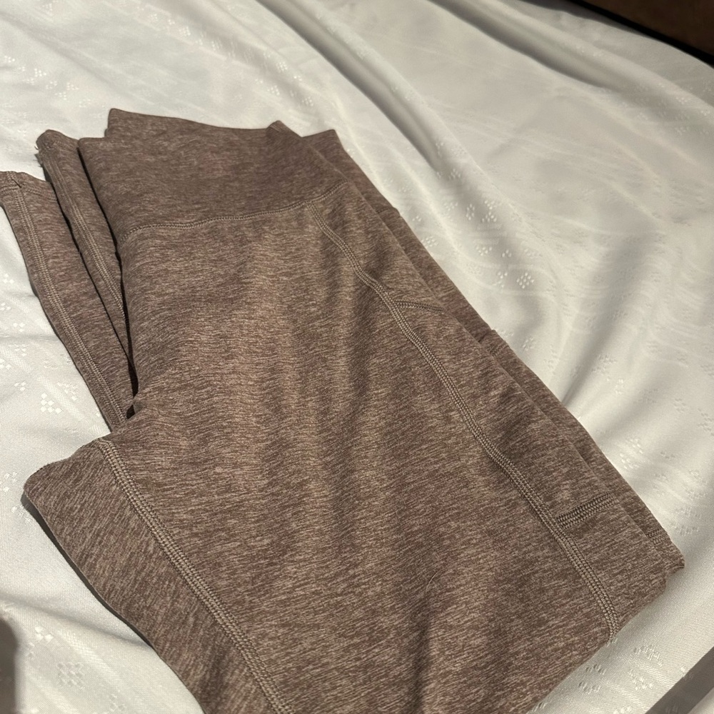 Aerie Heathered Brown Leggings